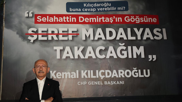 ​Kendi sözlerinin yer aldığı afişler Kılıçdaroğlu'nu rahatsız etti: Yurttaşların kalbi kırılıyor.