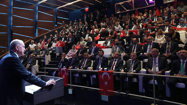 Cumhurbaşkanı Erdoğan, New York’taki Türk vatandaşlarıyla bir araya geldi.