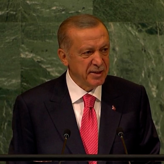 Cumhurbaşkanı Erdoğan'dan BM Genel Kurulu'nda Atina'ya net mesaj: Yunanistan tahrik siyasetini bırakmalı
