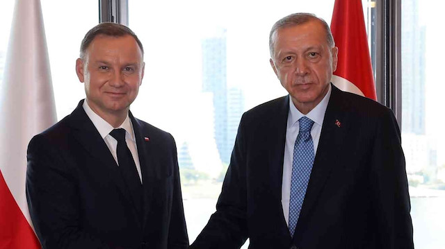 ​Cumhurbaşkanı Erdoğan Polonya Cumhurbaşkanı Duda ile bir araya geldi.