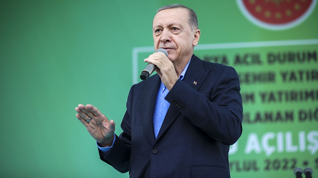 Cumhurbaşkanı Erdoğan. 