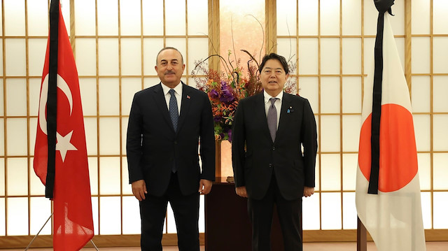 Dışişleri Bakanı Mevlüt Çavuşoğlu, Japon mevkidaşı Hayaşi Yoşimasa ile görüştü.