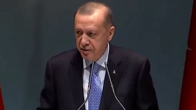 Cumhurbaşkanı Erdoğan'dan salonu ayağa kaldıran konuşma