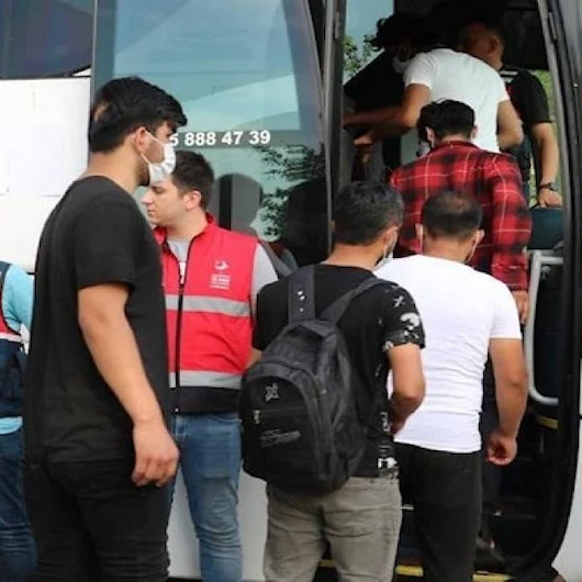 Kırklareli'nde yasa dışı yollarla yurda girdiği tespit edilen 19 düzensiz göçmen yakalandı