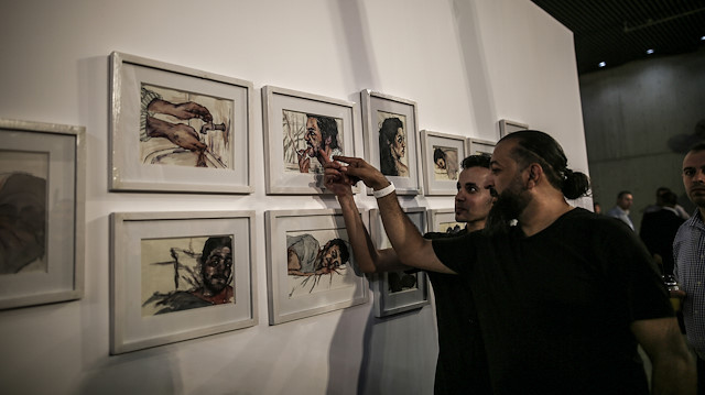 غزة.. معرض "فنون بصرية معاصرة" يجسد معاناة الحصار