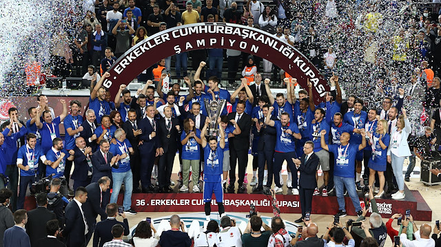 36. Cumhurbaşkanlığı Kupası'nı Anadolu Efes kazandı.