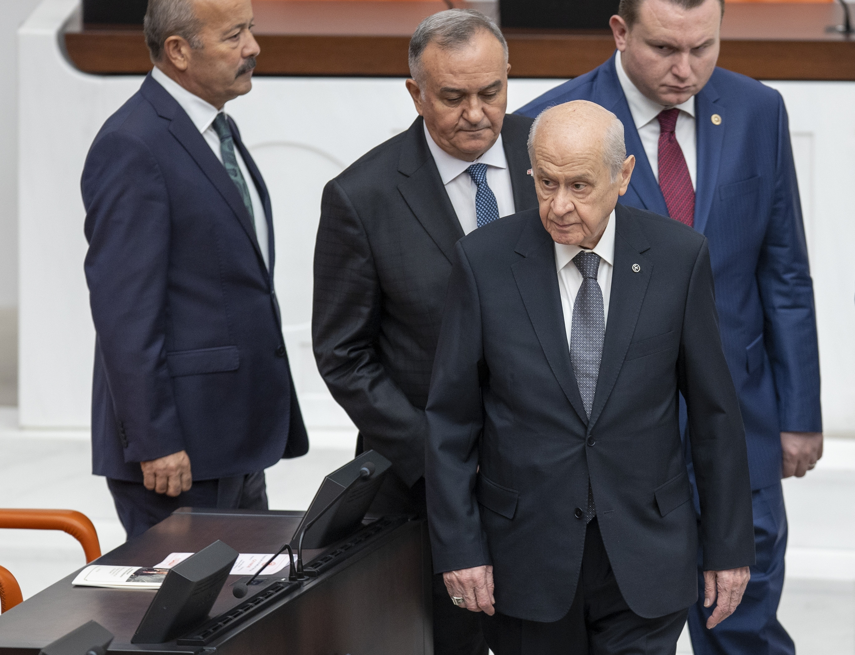 MHP Genel Başkanı Devlet bahçeli.