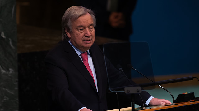 Birleşmiş Milletler (BM) Genel Sekreteri Antonio Guterres açıklma yaptı.