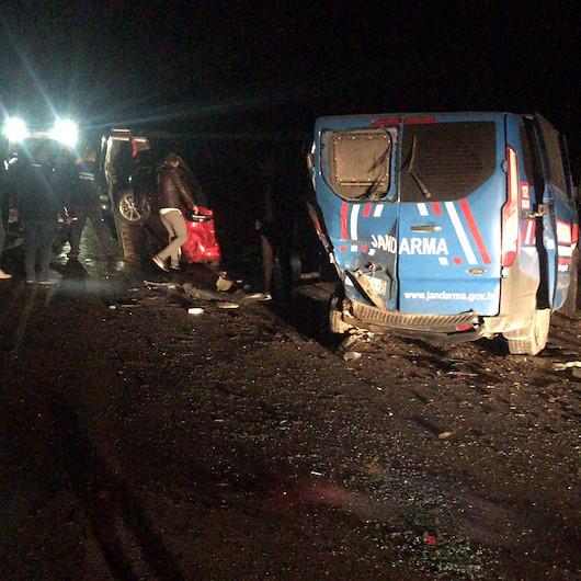 Kırklareli'nde kazaya müdahale eden jandarma ekibine otomobil çarptı: Bir uzman çavuş şehit oldu
