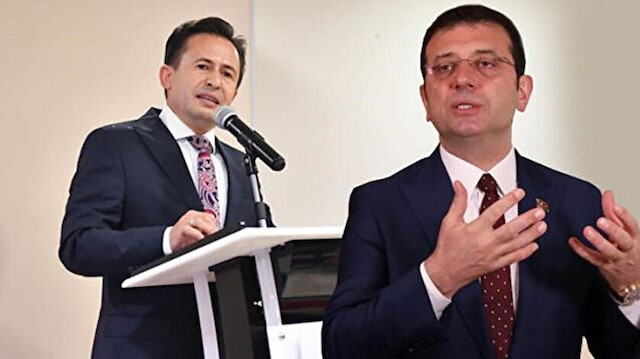 ​Tuzla Belediye Başkanı Şadi Yazıcı ile İBB Başkanı İmamoğlu.