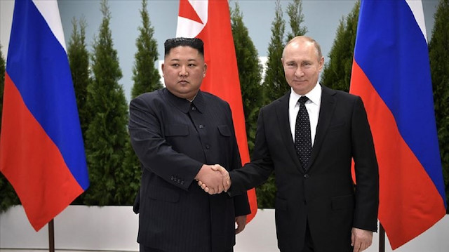 Kim Jong-Un - Putin (Foto: Arşiv)