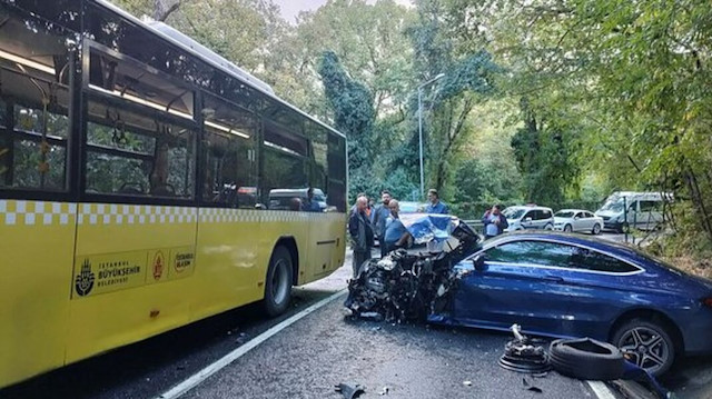 Yine İETT otobüsü yine kaza: Bu kez kafa kafaya çarpıştı