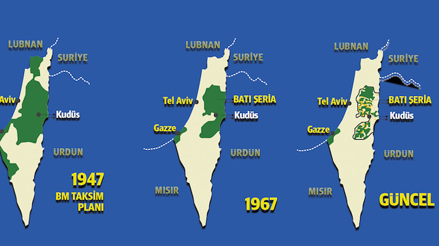 Harita değiştiren işgaller: İsrail Hindistan ve İngiltere sınırları zorla yeniden çizdi