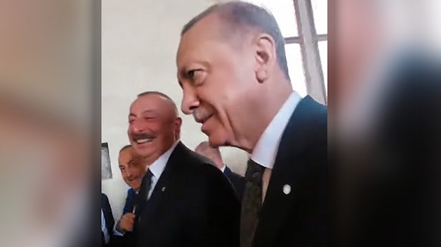 İlham Aliyev-Cumhurbaşkanı Erdoğan