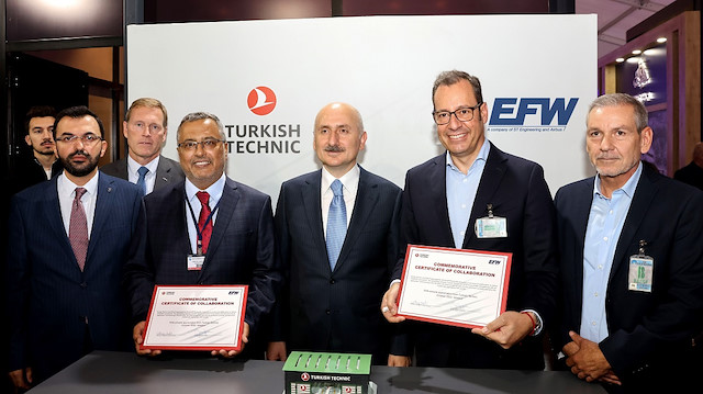 Elbe Flugzeugwerke GmbH (EFW) şirketiyle iş birliği anlaşması imzaladı.