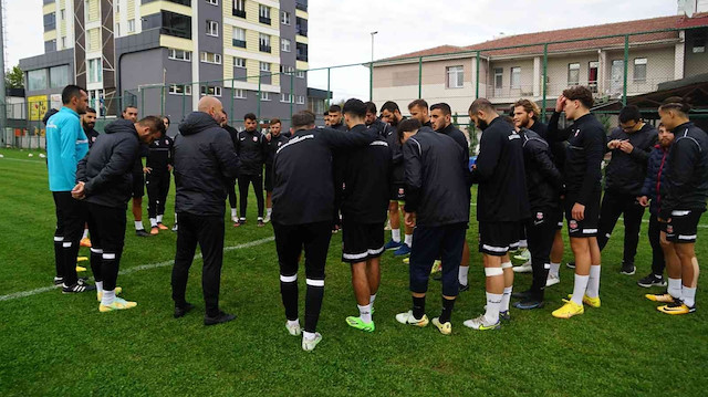 Kastamonuspor takımı çalışmalarını sürdürüyor. 