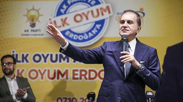 AK Parti Genel Başkan Yardımcısı ve Parti Sözcüsü Ömer Çelik.