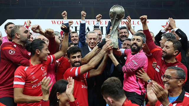 Cumhurbaşkanı Erdoğan 2022 Ampute Futbol Dünya Kupası finali sonrası açıklama yaptı.