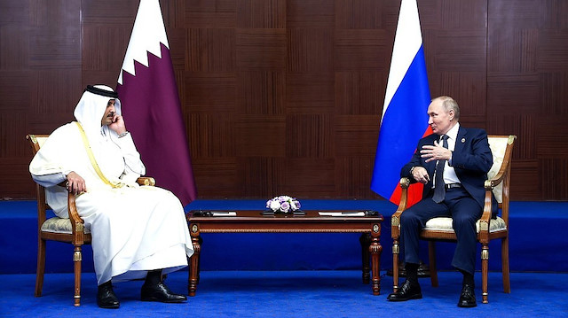 Putin: Katar yatırımlarından dolayı memnuniyet duyuyoruz