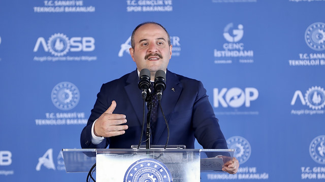 Sanayi ve Teknoloji Bakanı Mustafa Varank.
