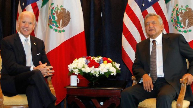 ABD Başkanı Biden Meksikalı mevkidaşı Lopez Obrador ile göçü görüştü