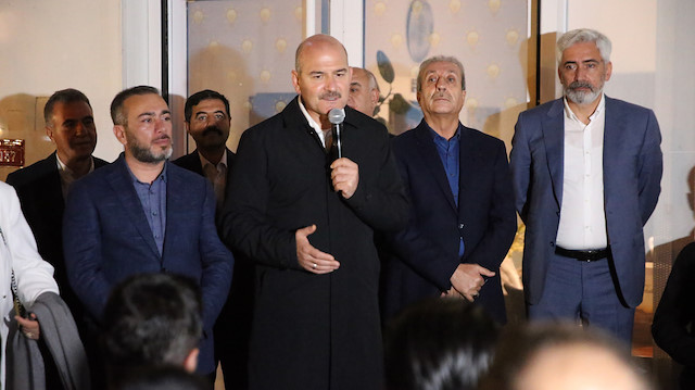 İçişleri Bakanı Soylu, AK Parti Diyarbakır İl Başkanlığında konuştu.