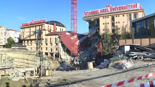 Arel Üniversitesi'nin inşaatı çökmüştü: Yıkılıp yeniden yapılacak