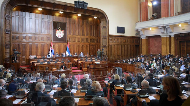 Sırbistan Meclisi.
