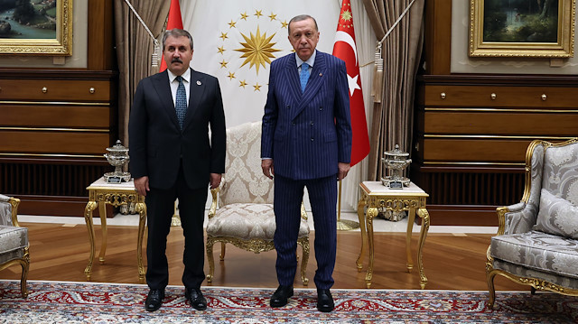 Cumhurbaşkanı Erdoğan, Destici'yi kabul etti. 