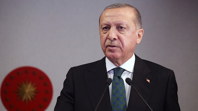 Cumhurbaşkanı Erdoğan sosyal medyadan paylaşım yaptı.