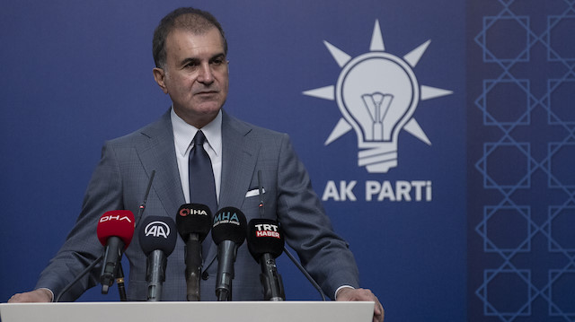 AK Parti Genel Başkan Yardımcısı ve Parti Sözcüsü Ömer Çelik.