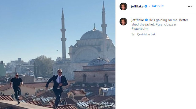 ABD Büyükelçisi Jeff Flake'in Instagram paylaşımı