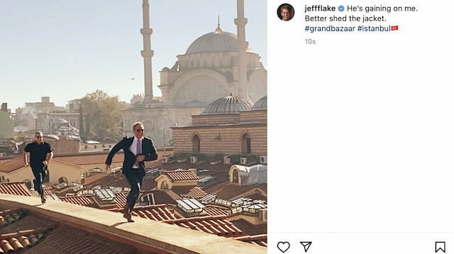 ABD Ankara Büyükelçisi Jeffry Flake’in paylaşımı James Bond filmi Skyfall’u akıllara getirdi.
