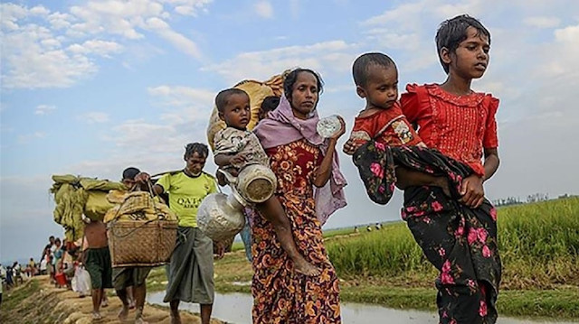 Myanmarlı mülteciler.
