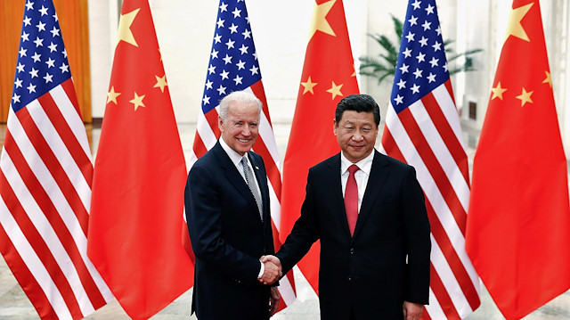 Joe Biden ve Xi Jinping.