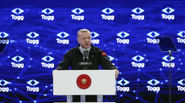 Cumhurbaşkanı Erdoğan, TOGG Gemlik Kampüsü Açılış Töreni'nde konuştu.