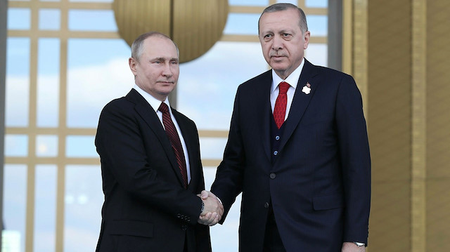 Erdoğan Putin ile görüştü.