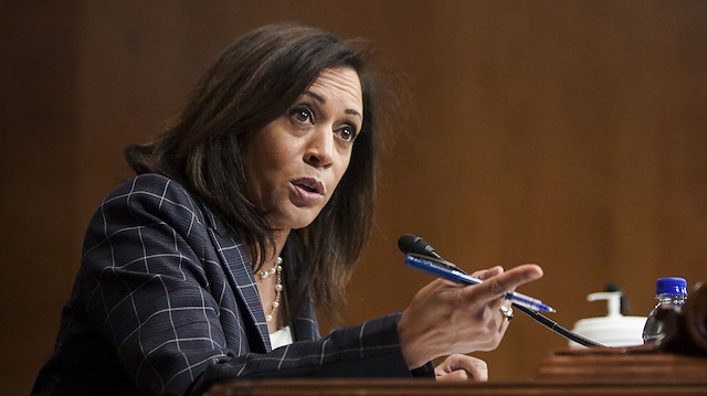 ABD Başkan Yardımcısı Kamala Harris.