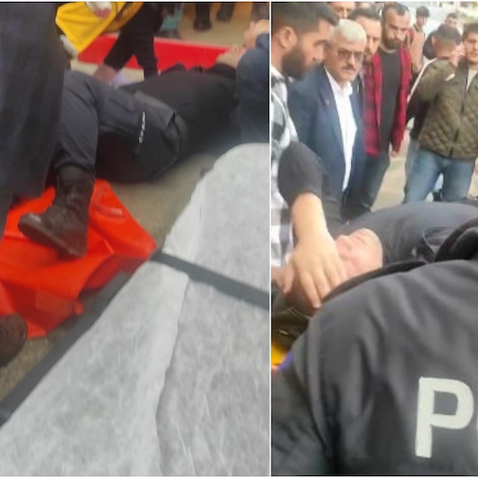 Polis merkezinde tartıştığı polisi ayağından vurdu: Linçten yine polis kurtardı