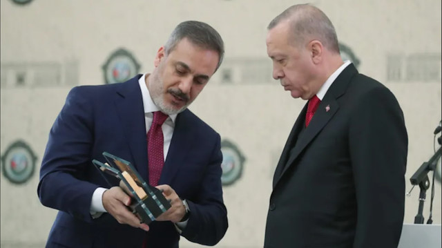 Hakan Fidan - Cumhurbaşkanı Erdoğan
