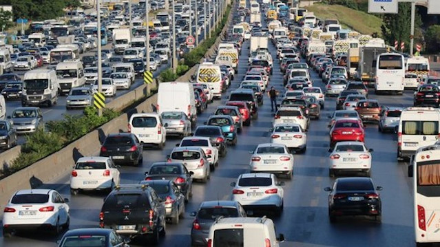 İstanbul'da trafik yoğunluğu: Yüzde 70'e dayandı

