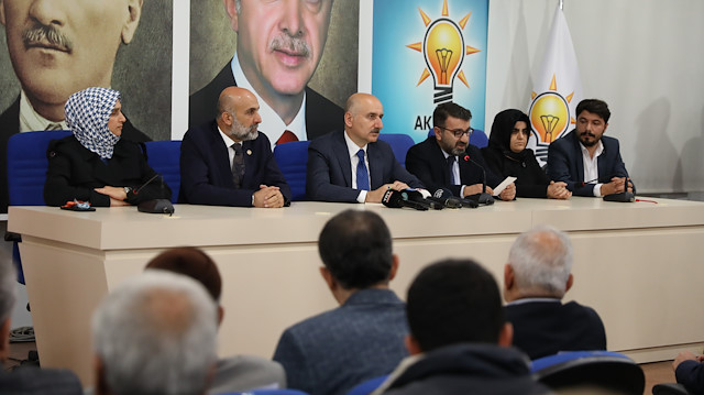 Ulaştırma ve Altyapı Bakanı Adil Karaismailoğlu AK Parti Batman İl Başkanlığında konuştu.