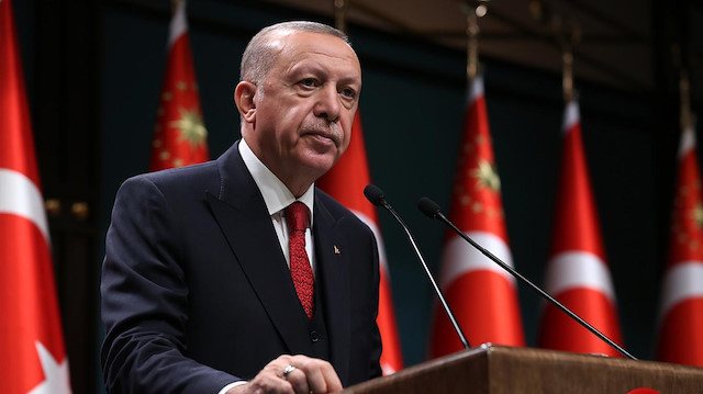 Cumhurbaşkanı Erdoğan, ​kabine toplantısı sonrası açıklamalarda bulundu.