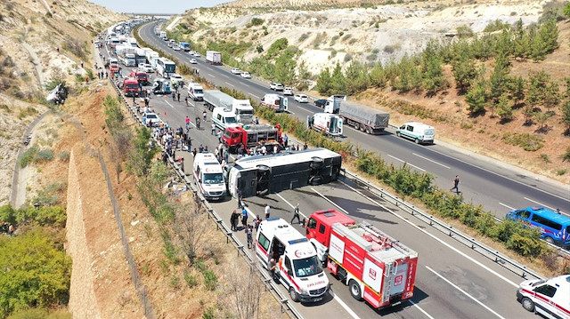 Gaziantep'te 16 kişinin öldüğü kazada otobüs şoförünün 22,5 yıla kadar hapsi istendi.
