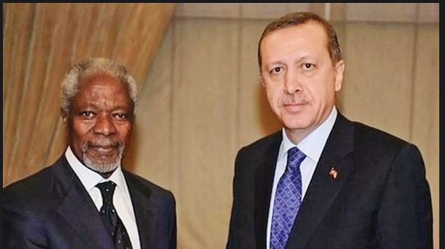 Kofi Annan ve Recep Tayyip Erdoğan