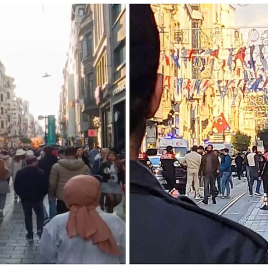 İstiklal Caddesi'nde patlama: Can kaybı ve yaralılar var