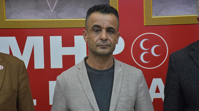 MHP Güçlükonak İlçe Başkanı Mehmet Emin İlhan.