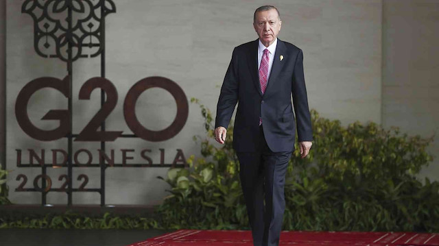 Cumhurbaşkanı  Erdoğan, Endonezya’nın Bali Adası’nda toplanan G20 Liderler Zirvesi’ne katıldı