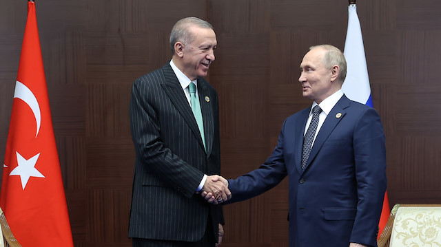Cumhurbaşkanı Erdoğan - Rusya Devlet Başkanı Putin