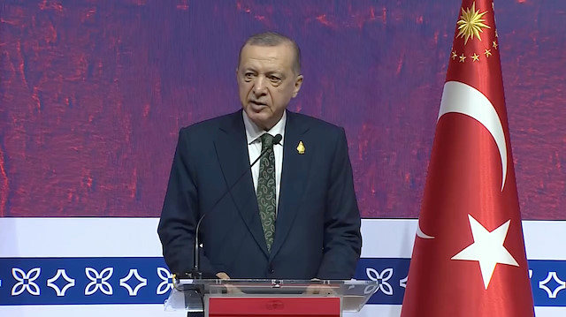 Cumhurbaşkanı Erdoğan G-20 Liderler Zirvesi'nde konuşuyor